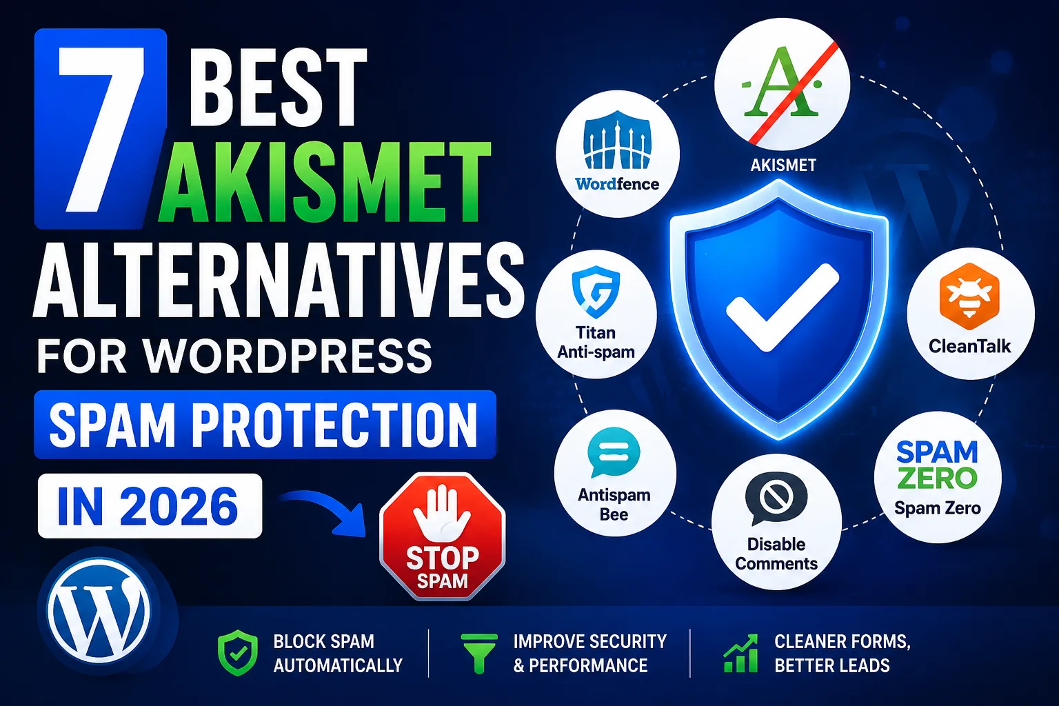 akismet alternatives wordpress spam protection